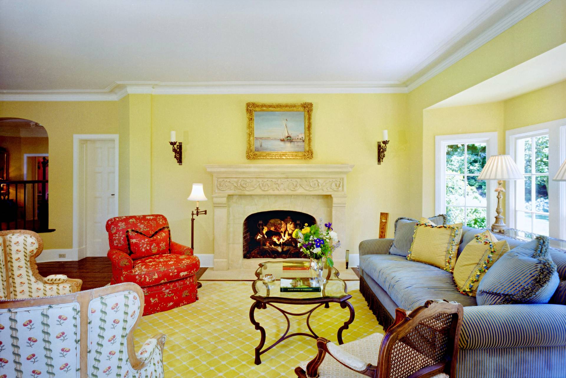 historic storybook-style home originally designed by architect William Yelland, showing restored structural elements and preserved architectural details after a full renovation that blends modern upgrades with the home’s original character.