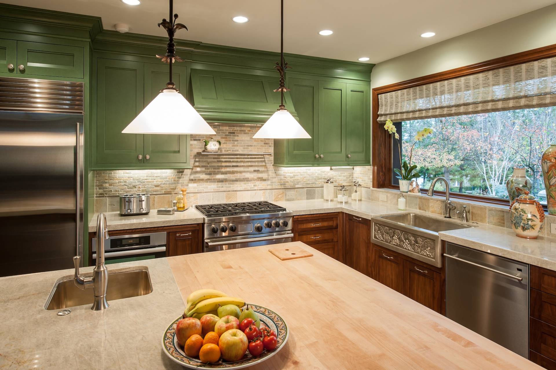 Transitional kitchen with Madra Perla quartz countertops by Canyon Design Build in Danville, CA kitchen remodel.