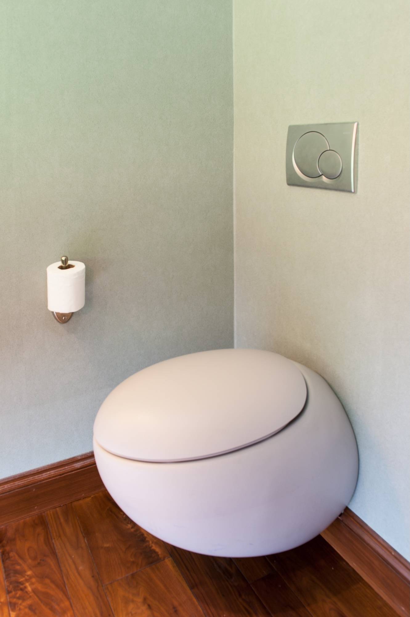 Smart toilet by Canyon Design Build in Danville, CA bathroom remodel.