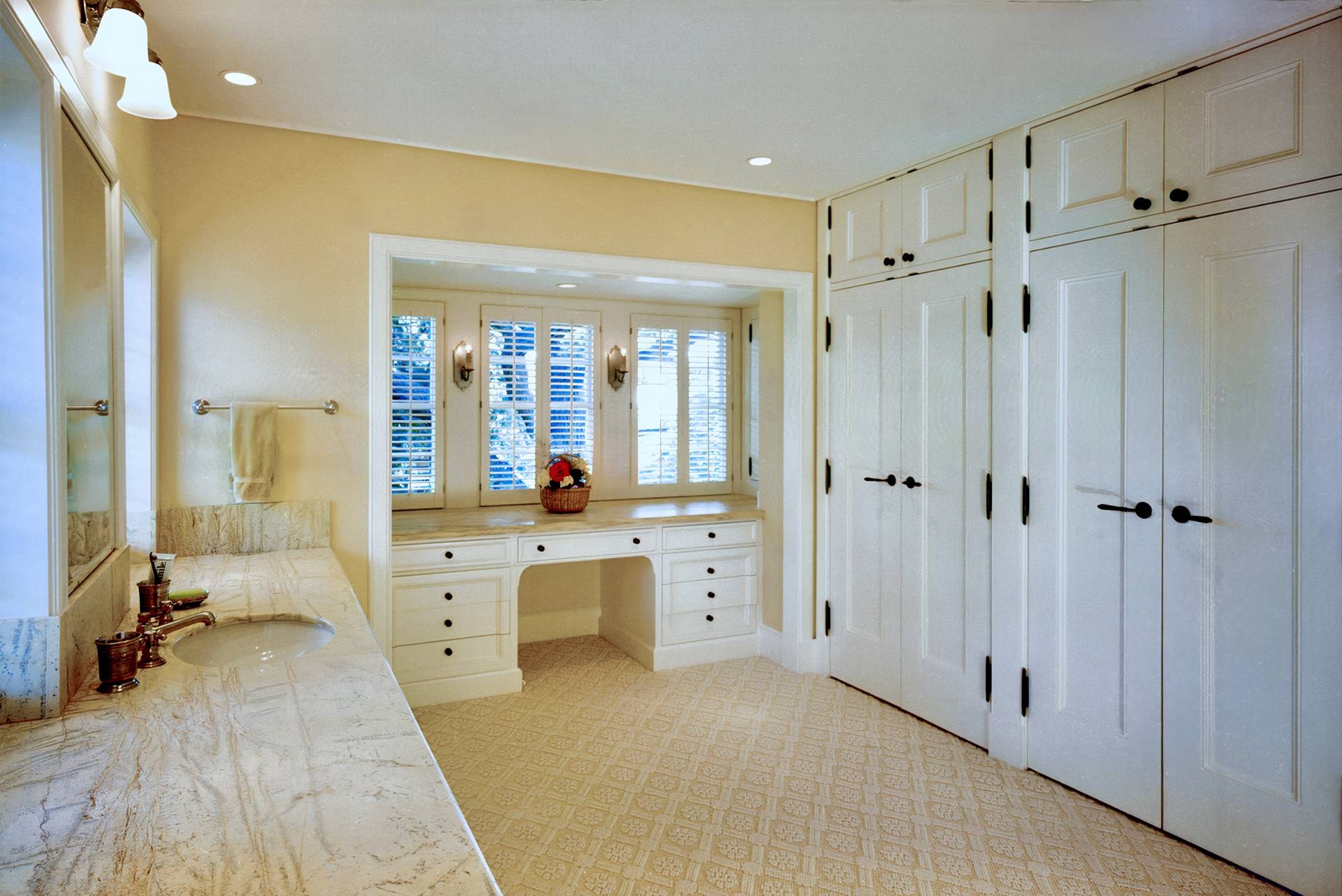historic storybook-style home originally designed by architect William Yelland, showing restored structural elements and preserved architectural details after a full renovation that blends modern upgrades with the home’s original character.
